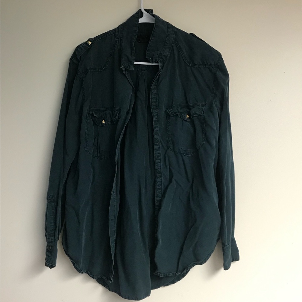 H&M Dark Green Army-style Jacket